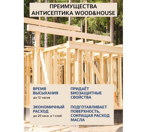 Заказать ГРУНТОВОЧНЫЙ АНТИСЕПТИК WOOD & HOUSE в Новом Уренгое, Ямало-Ненецкий автономный округ