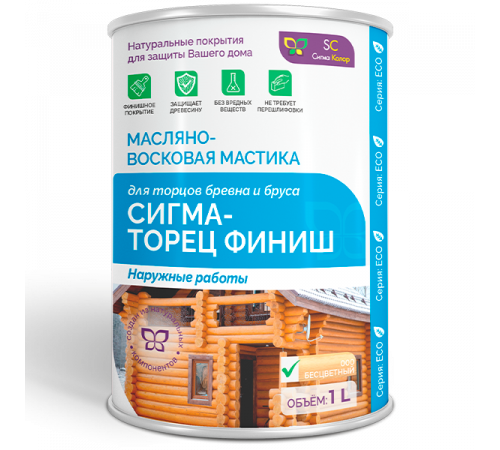 Купить МАСЛЯНО-ВОСКОВАЯ МАСТИКА «СИГМА-ТОРЕЦ ФИНИШ» в Новом Уренгое, Ямало-Ненецкий автономный округ